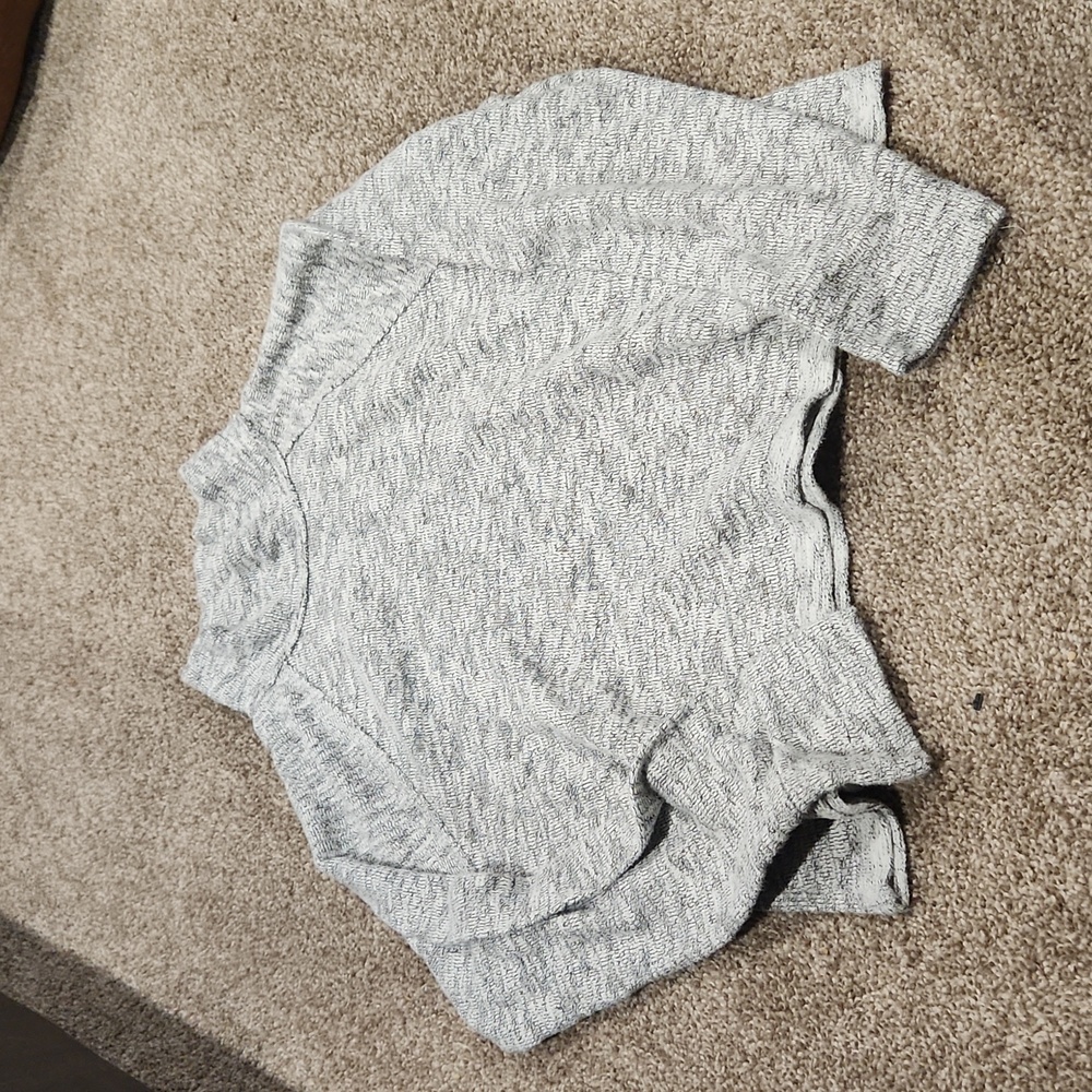 AF mock neck cropped sweater loose fit